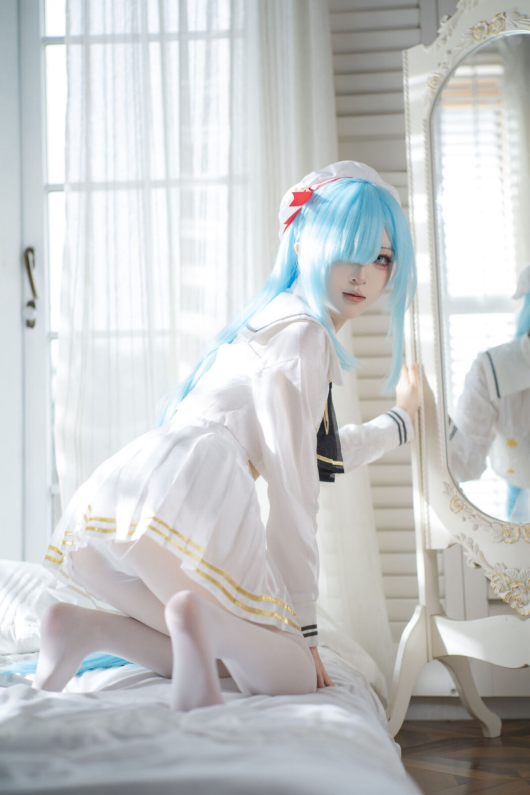Coser@矢量鱼 – 雅努斯水手服 (39P)