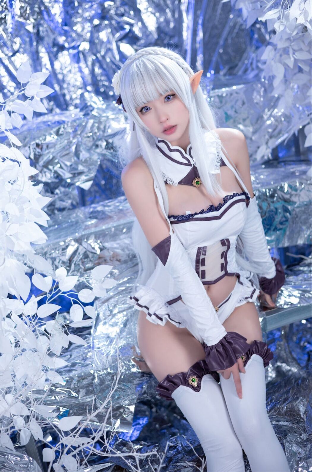 Coser@清水由乃 – 重生之我是艾米莉亚 (41P)