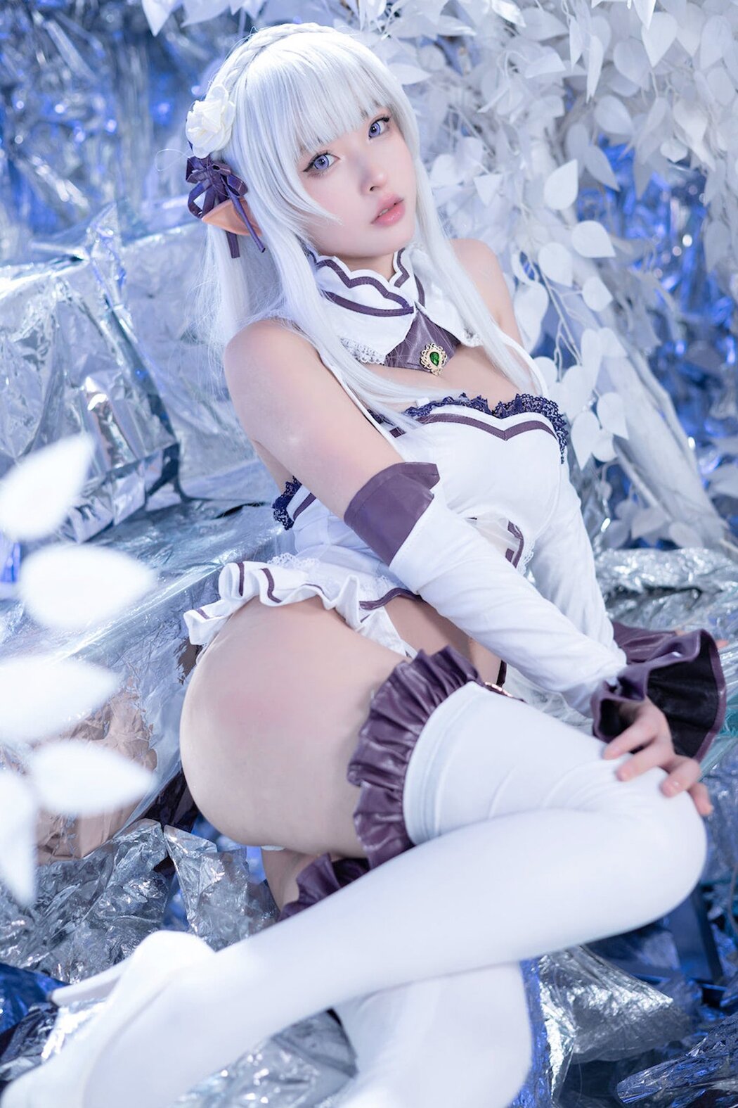 Coser@清水由乃 – 重生之我是艾米莉亚 (41P) Cover Photo