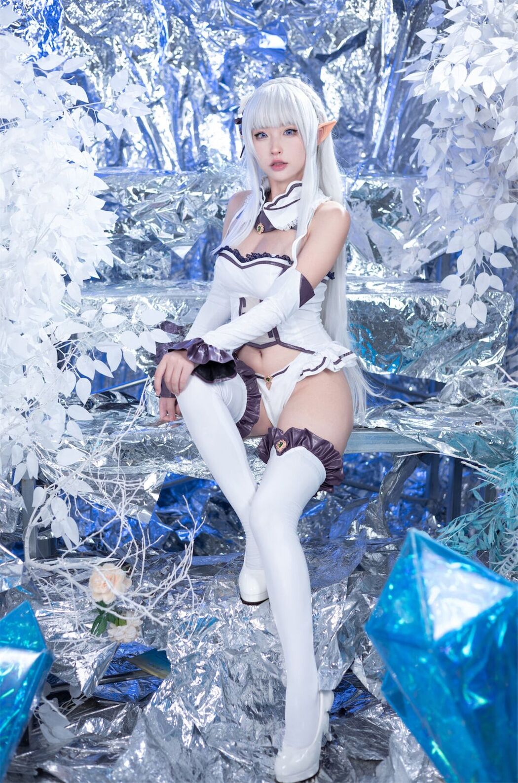 Coser@清水由乃 – 重生之我是艾米莉亚 (41P)