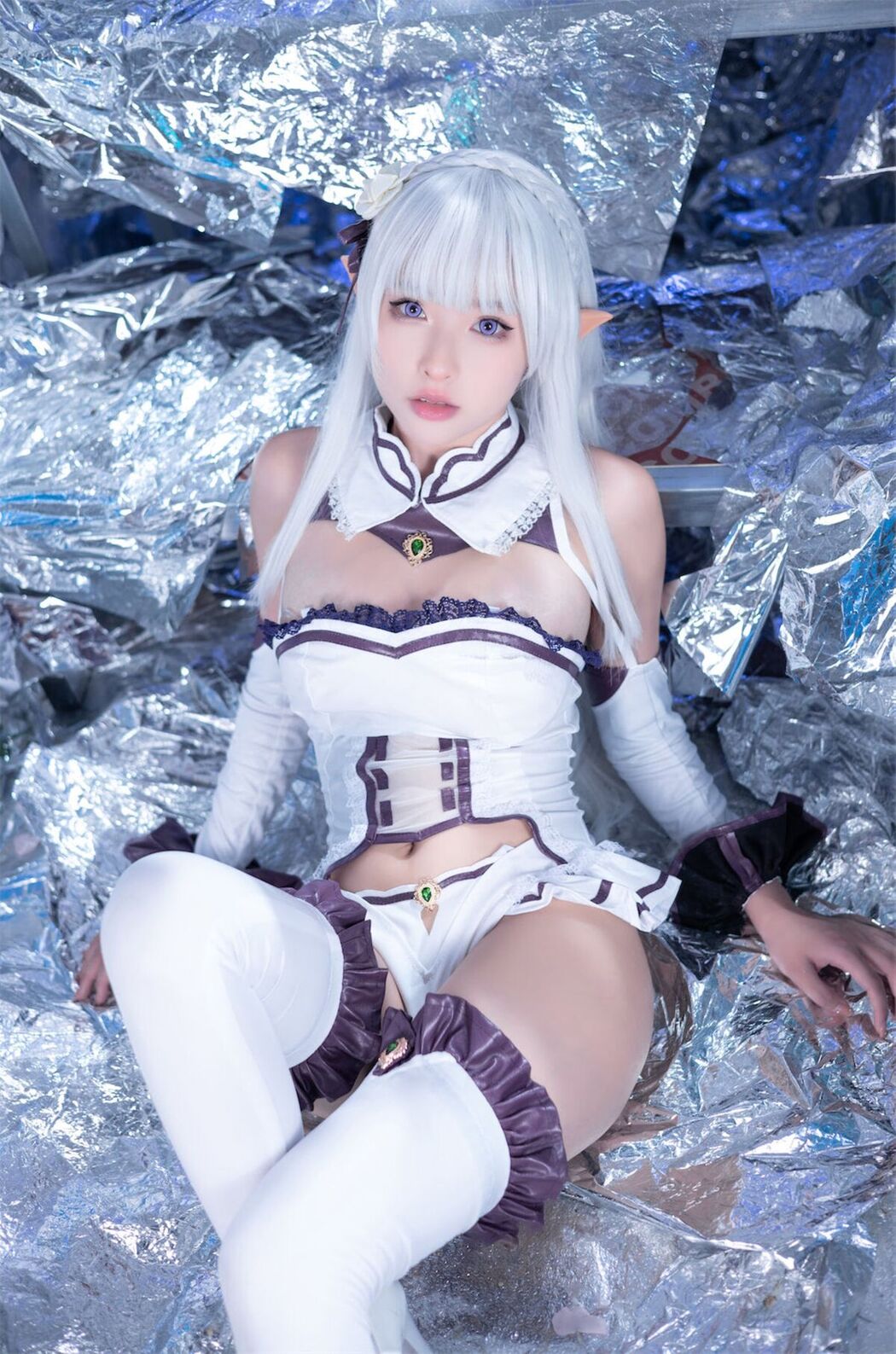 Coser@清水由乃 – 重生之我是艾米莉亚 (41P)