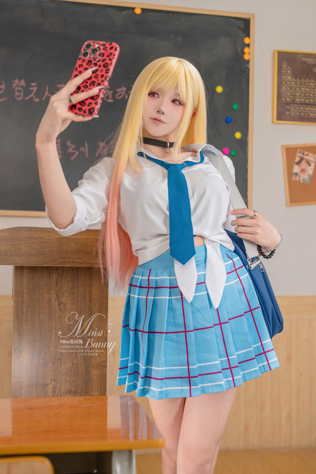 Coser@黏黏团子兔 – 7月作品 喜多川海梦 (78P)