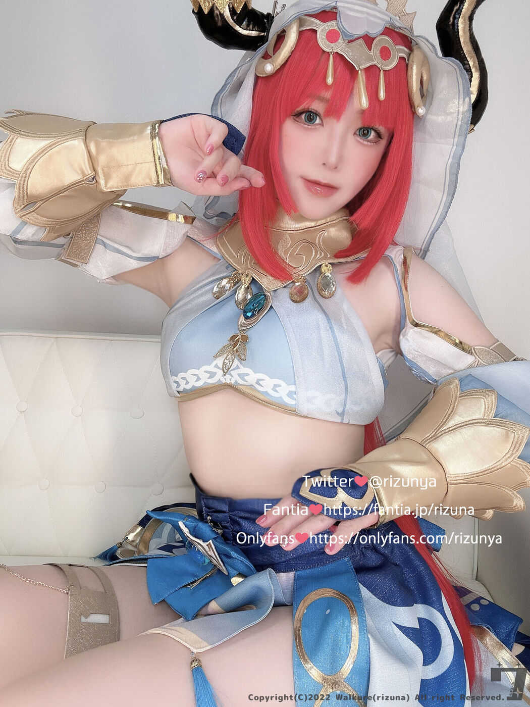Coser@Rizuna – Nilou Genshin Impact (19P – 1V)