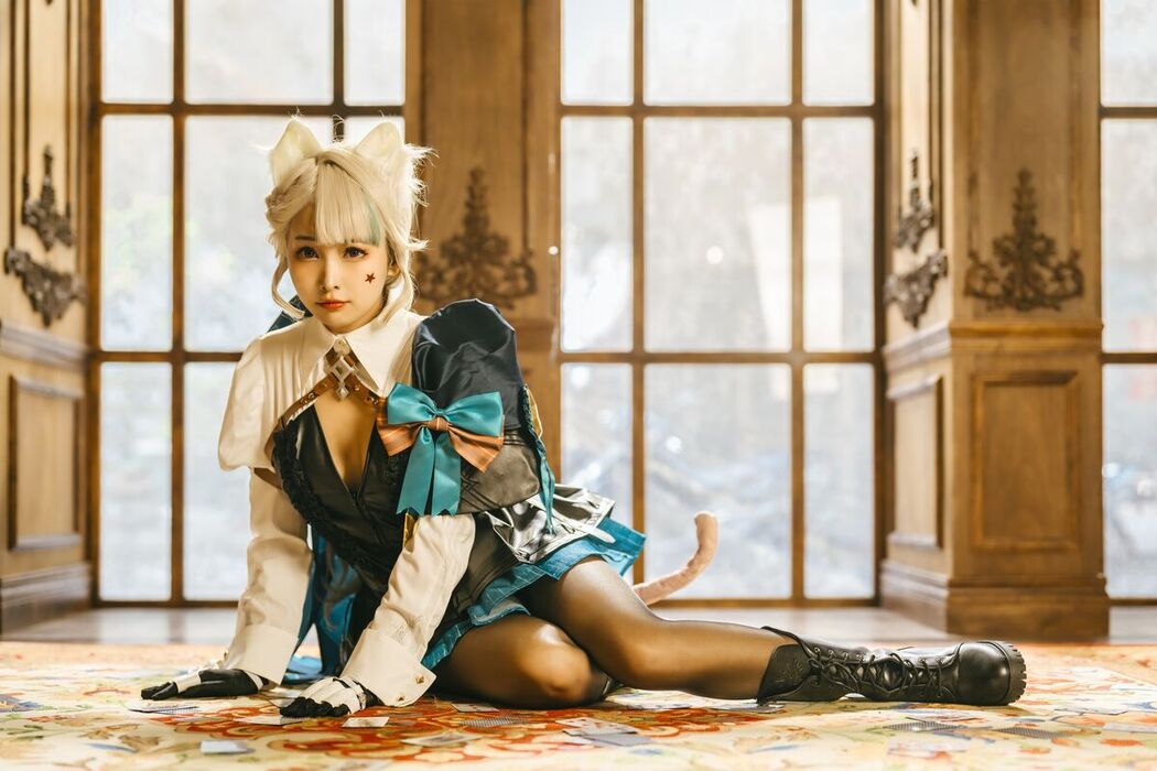 Coser@慕慕Momo – 原神 Genshin 琳妮特的色情魔術 室内 (57P)
