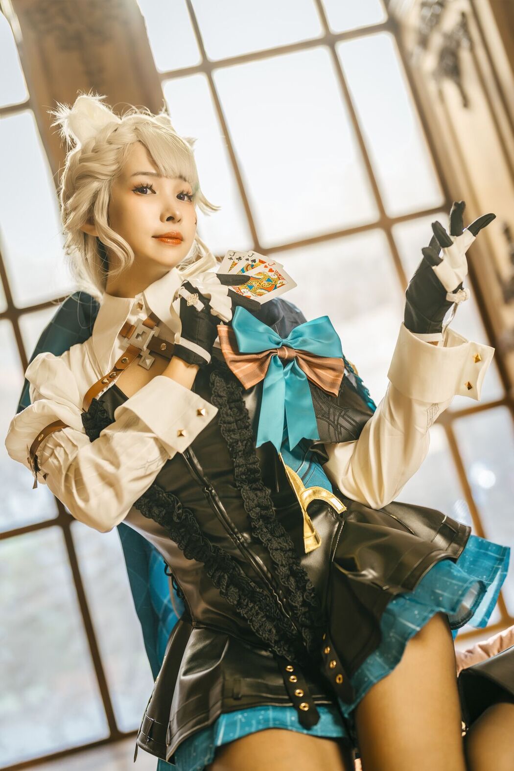 Coser@慕慕Momo – 原神 Genshin 琳妮特的色情魔術 室内 (57P)