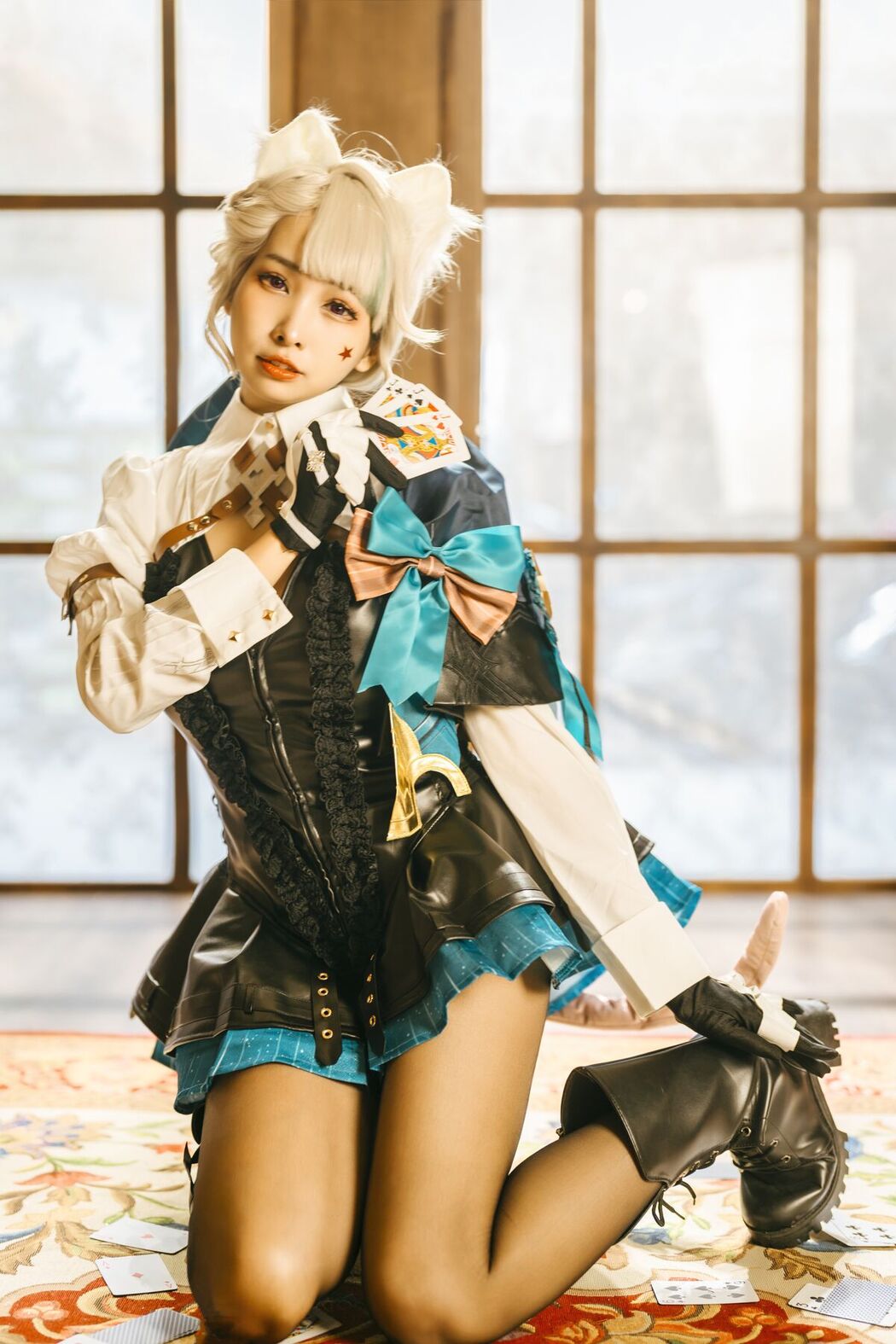 Coser@慕慕Momo – 原神 Genshin 琳妮特的色情魔術 室内 (57P)