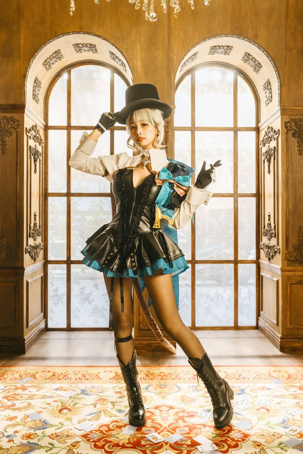 Coser@慕慕Momo &#8211; 原神 Genshin 琳妮特的色情魔術 室内 (57P)