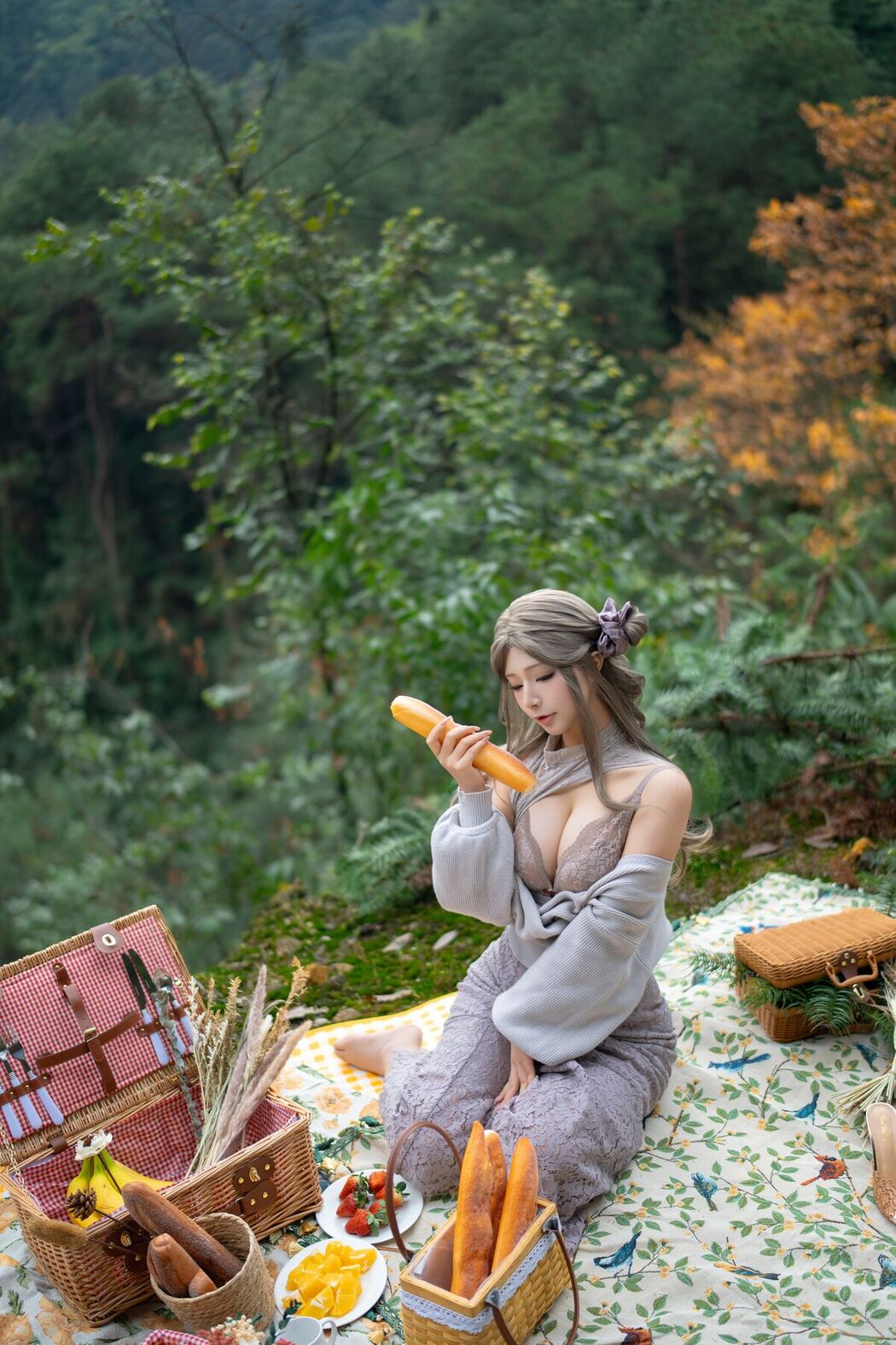 Coser@yuuhui玉汇 &#8211; 太太的春游计划 Part01 (66P &#8211; 2V)