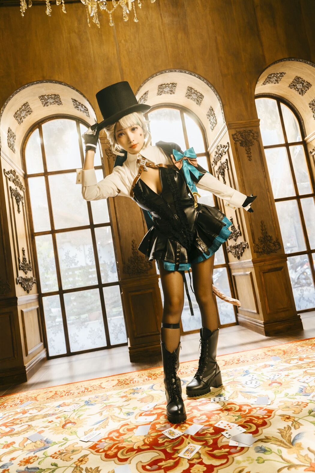 Coser@慕慕Momo &#8211; 原神 Genshin 琳妮特的色情魔術 室内 (57P)