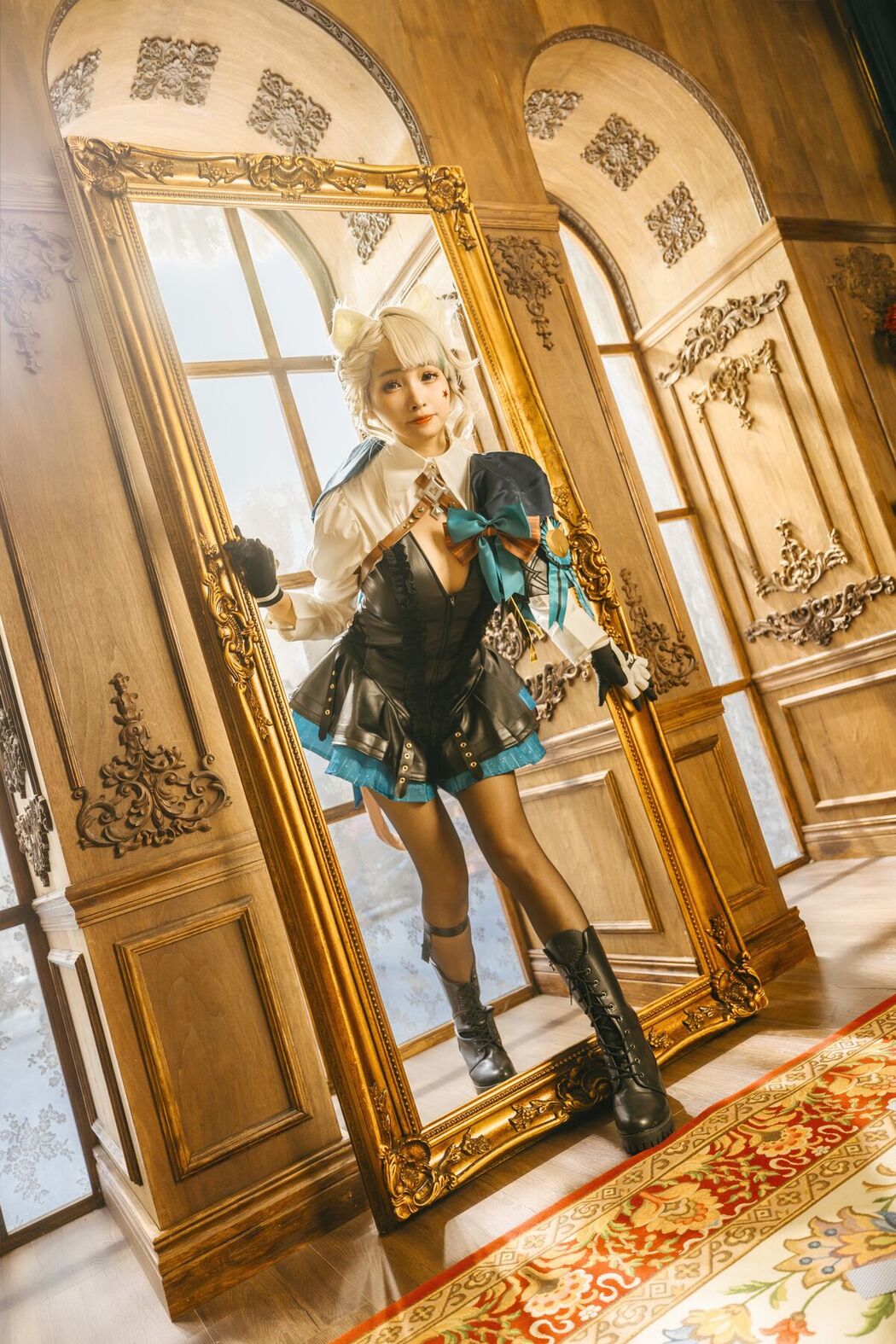 Coser@慕慕Momo &#8211; 原神 Genshin 琳妮特的色情魔術 室内 (57P)