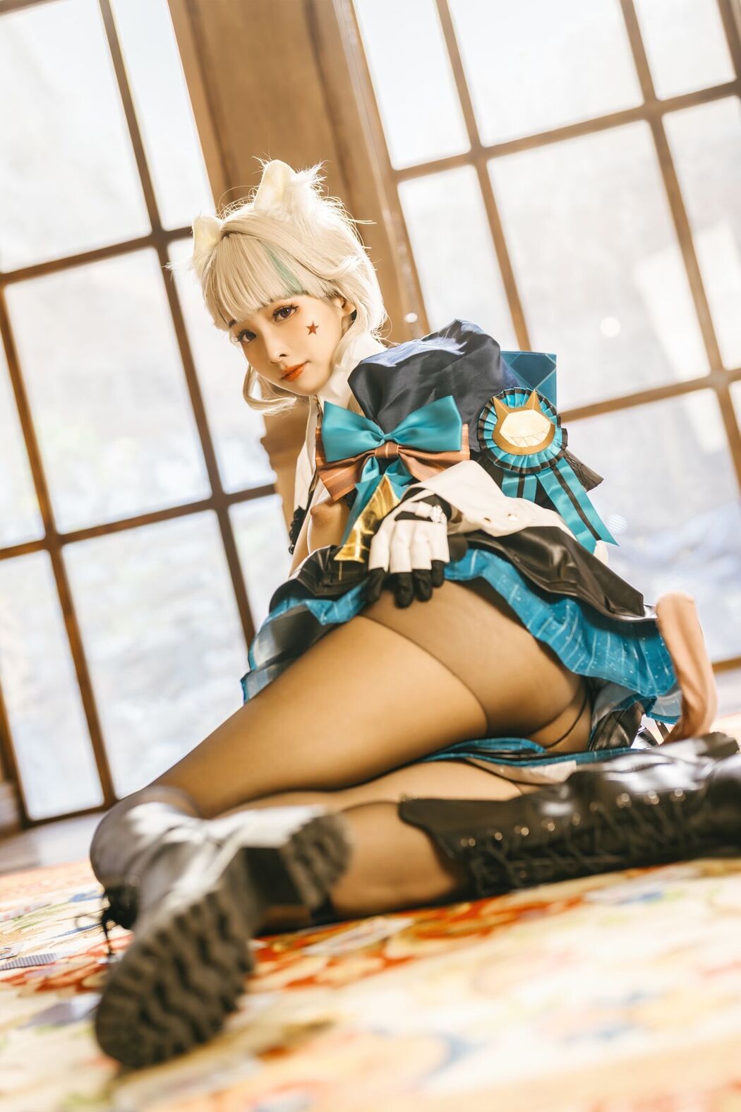 Coser@慕慕Momo – 原神 Genshin 琳妮特的色情魔術 室内 (57P)