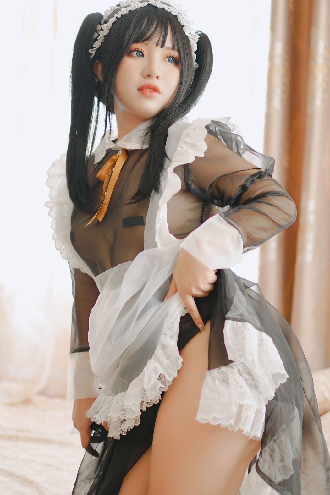 Coser@Chono Black – Transparent Maid (17P)