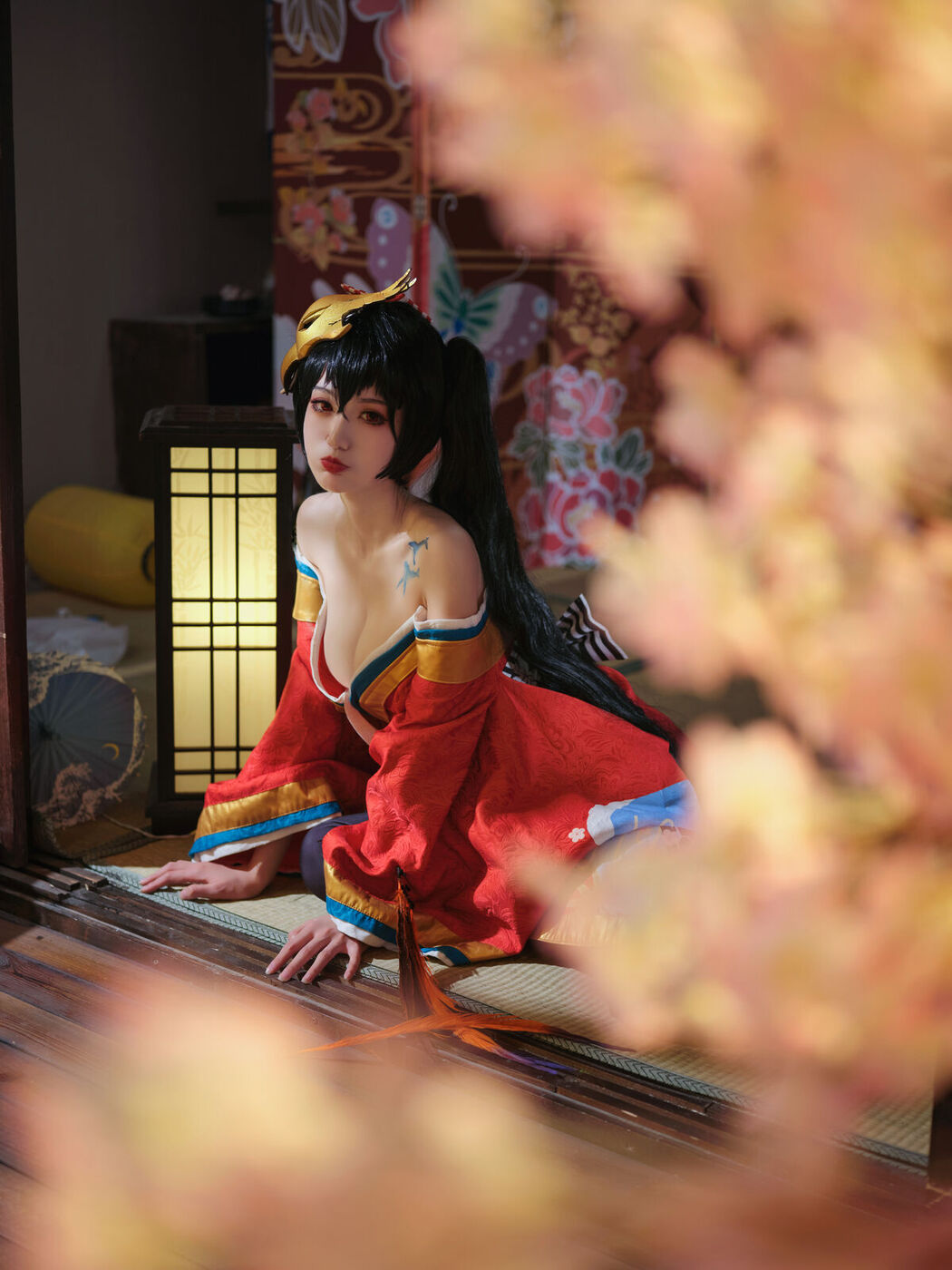 Coser@一米八的大梨子 – 大凤和服 (32P)