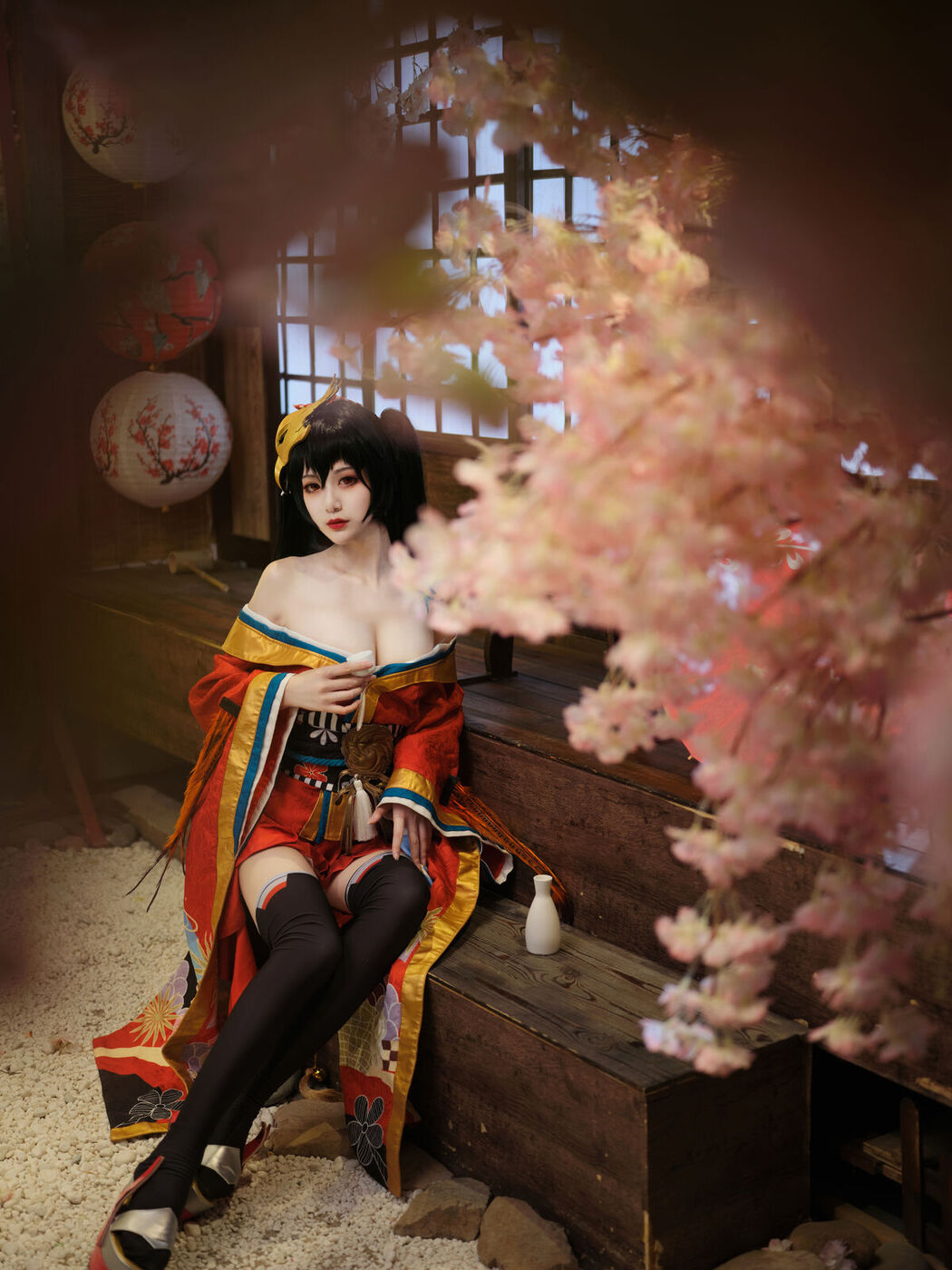 Coser@一米八的大梨子 – 大凤和服 (32P)