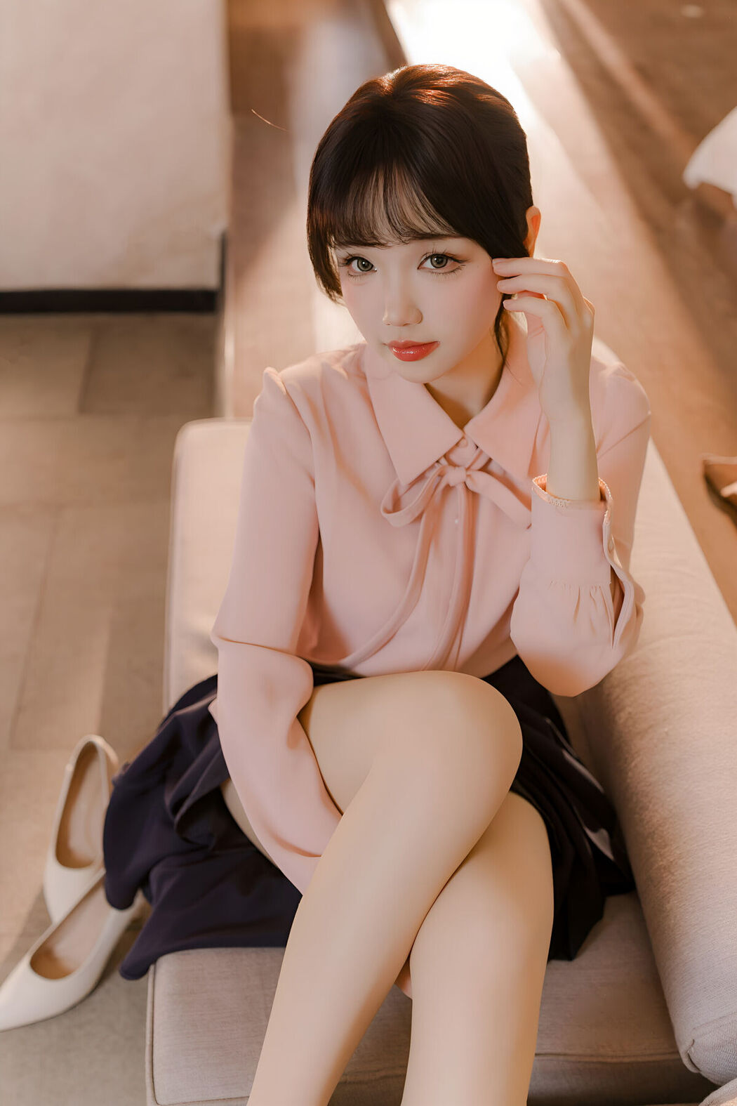 Coser@雪晴Astra – 肉丝通勤OL (72P – 1V)