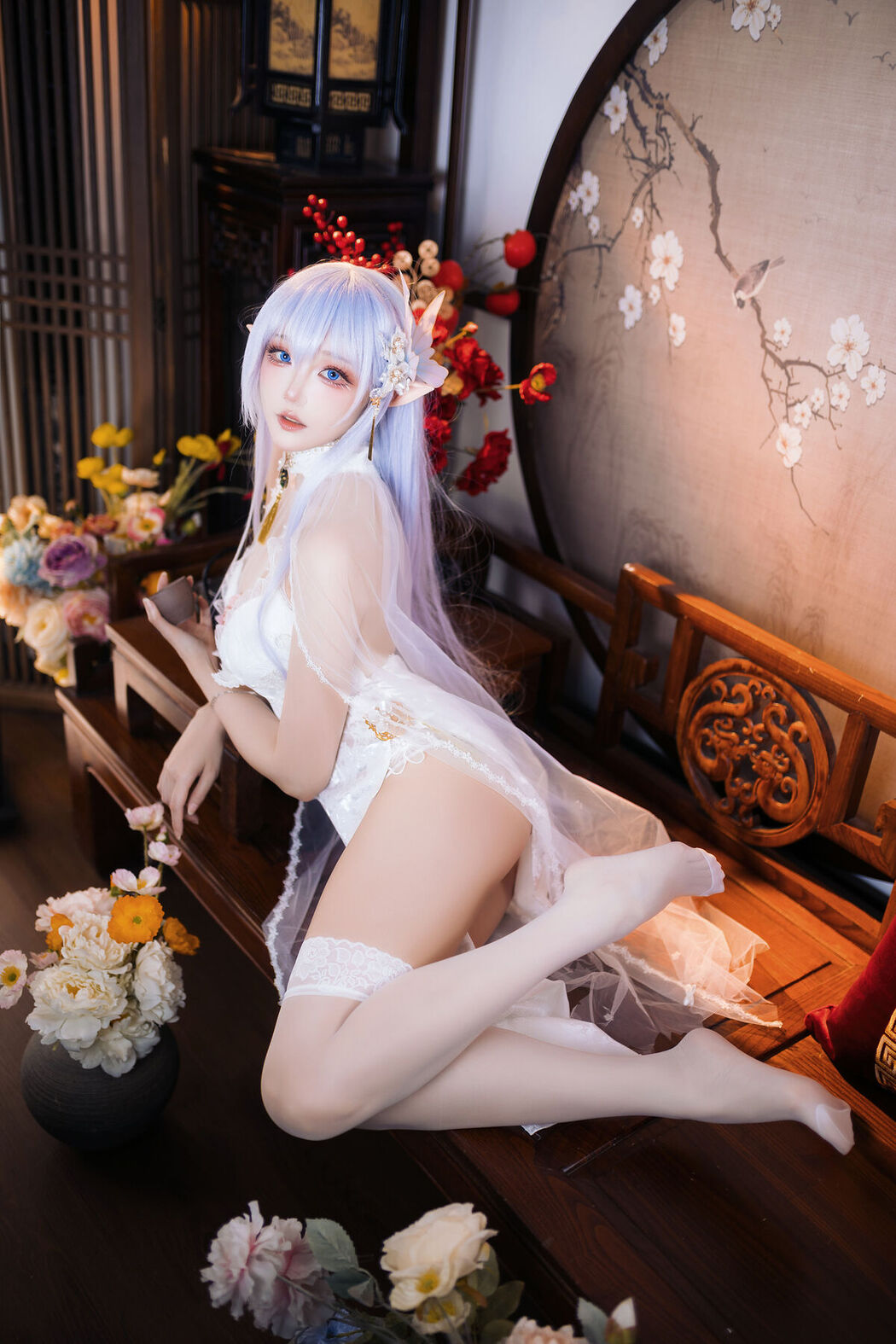 Coser@瓜希酱 – 阿尔比恩旗袍 (20P)