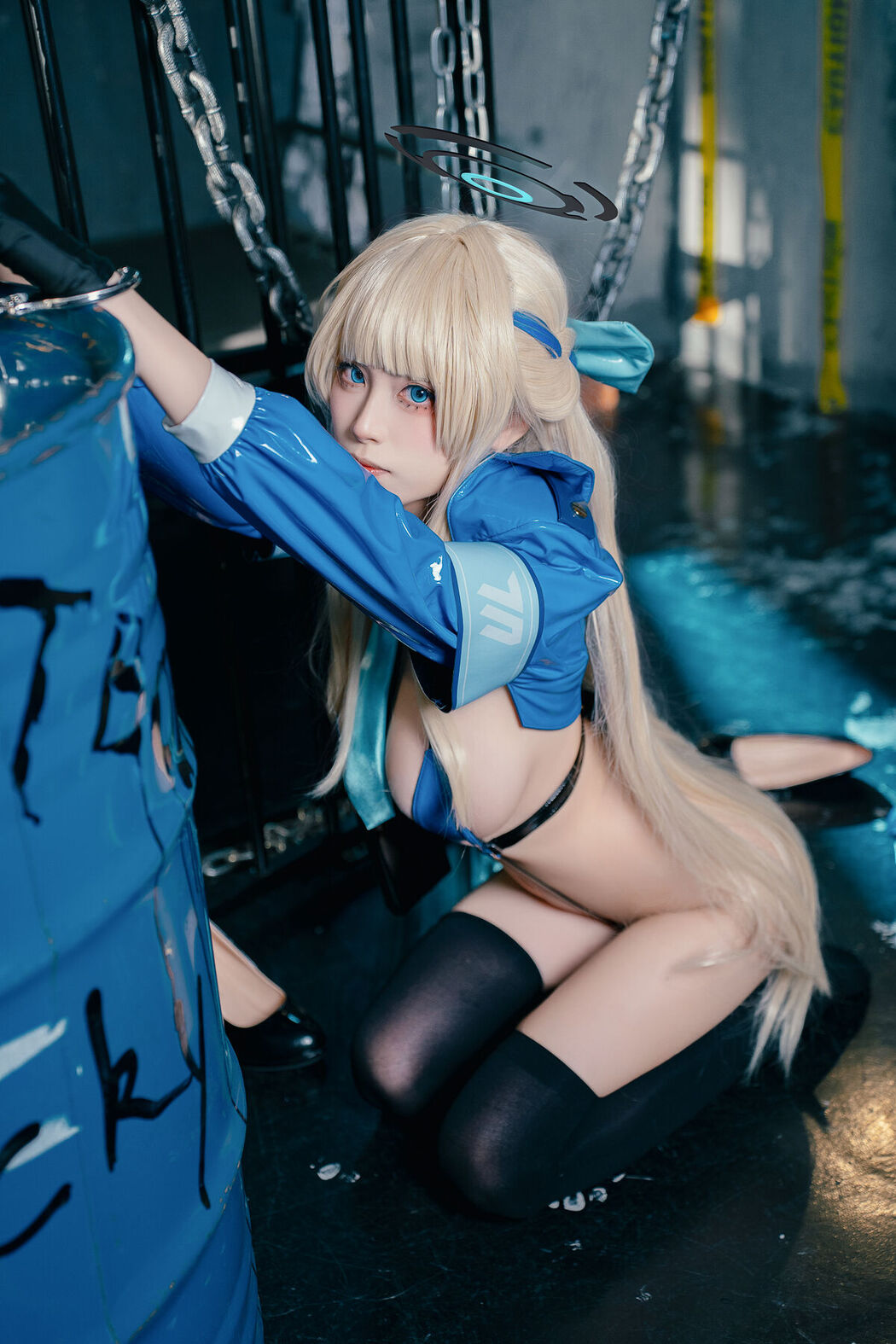 Coser@三無人型 &#8211; 蔚蓝档案 飞鸟马时女警 (41P)