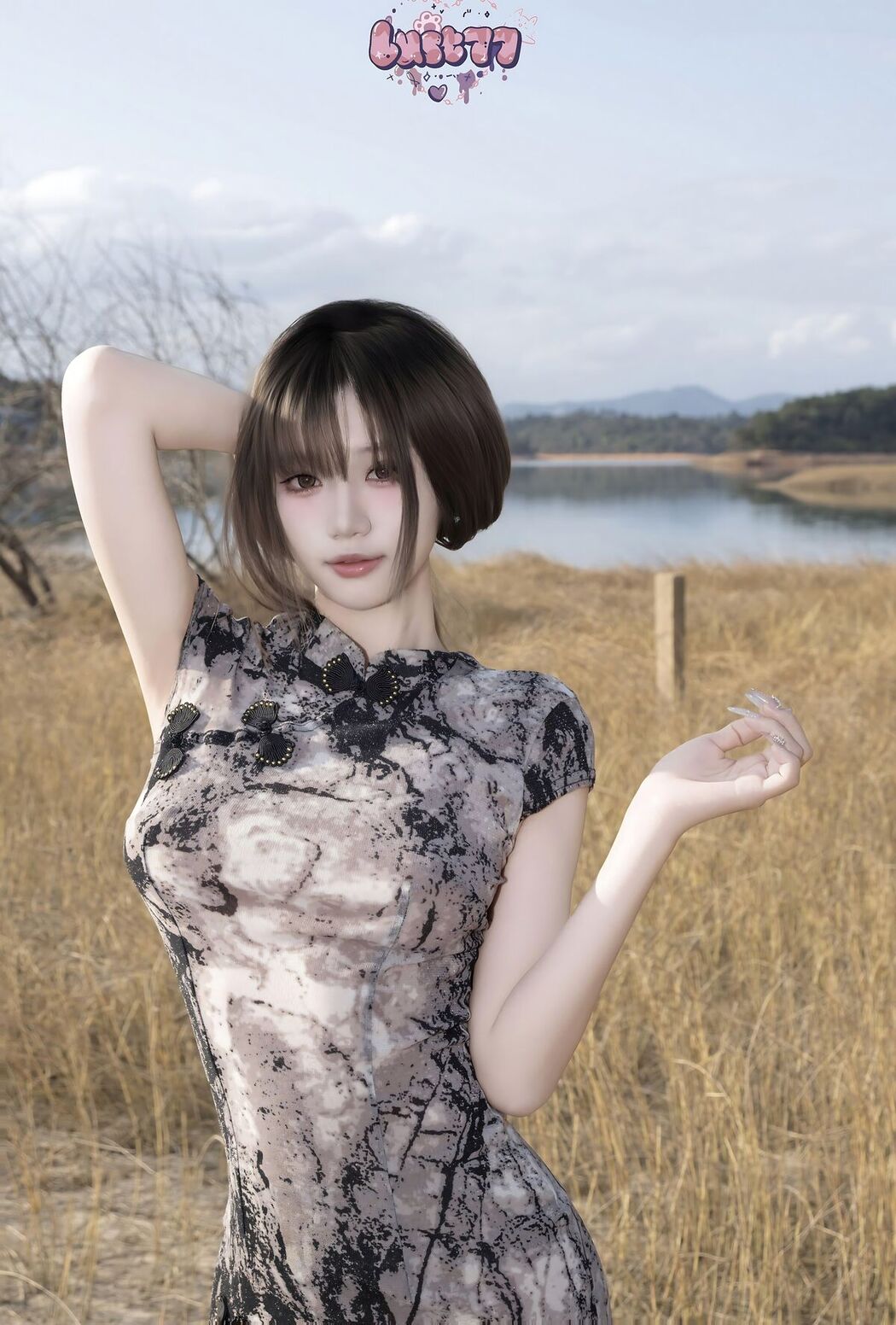 Coser@柒柒要乖哦 – 湖畔物语 Part01 (63P)