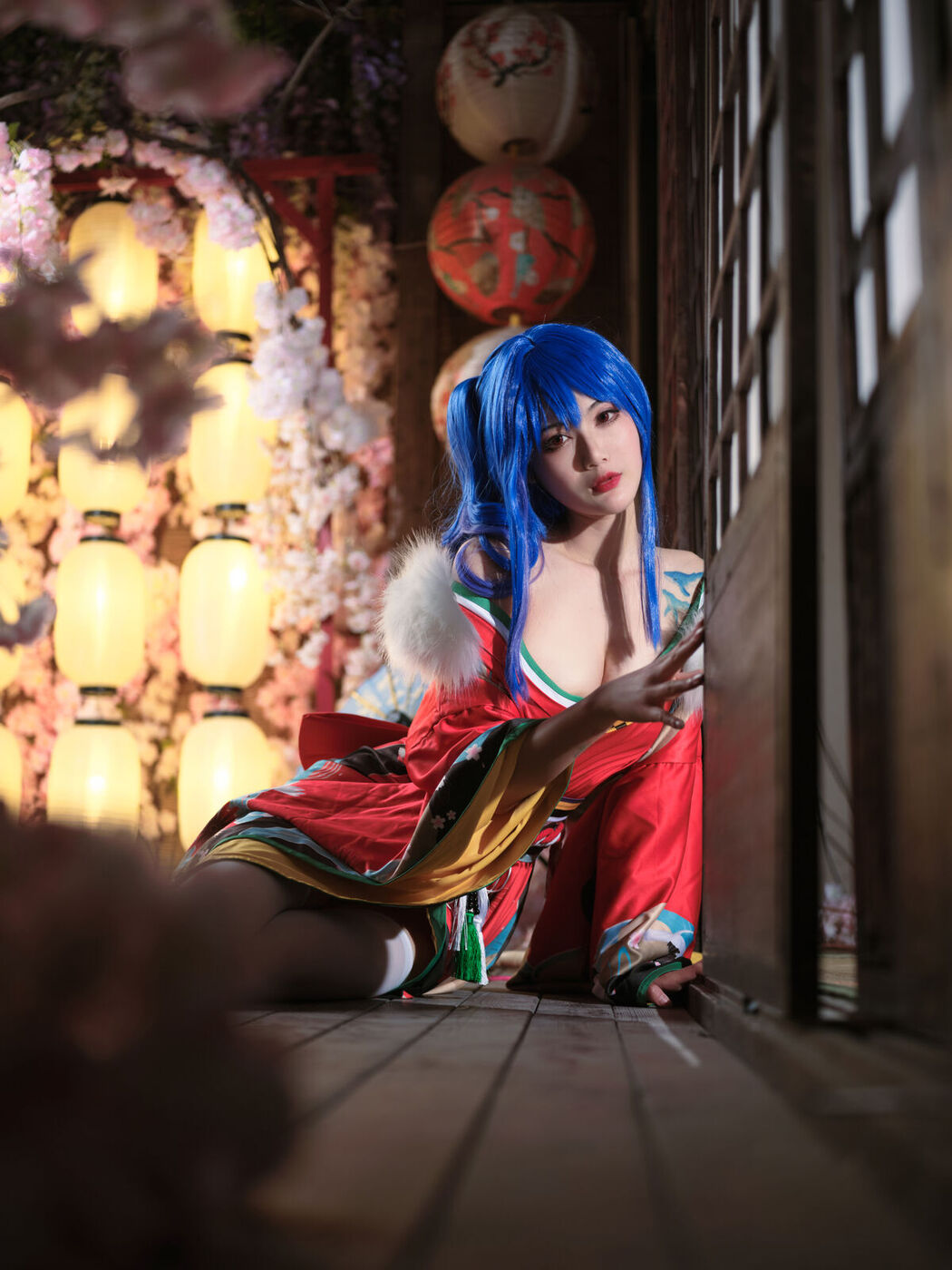 Coser@一米八的大梨子 – 圣姨和服 (19P)