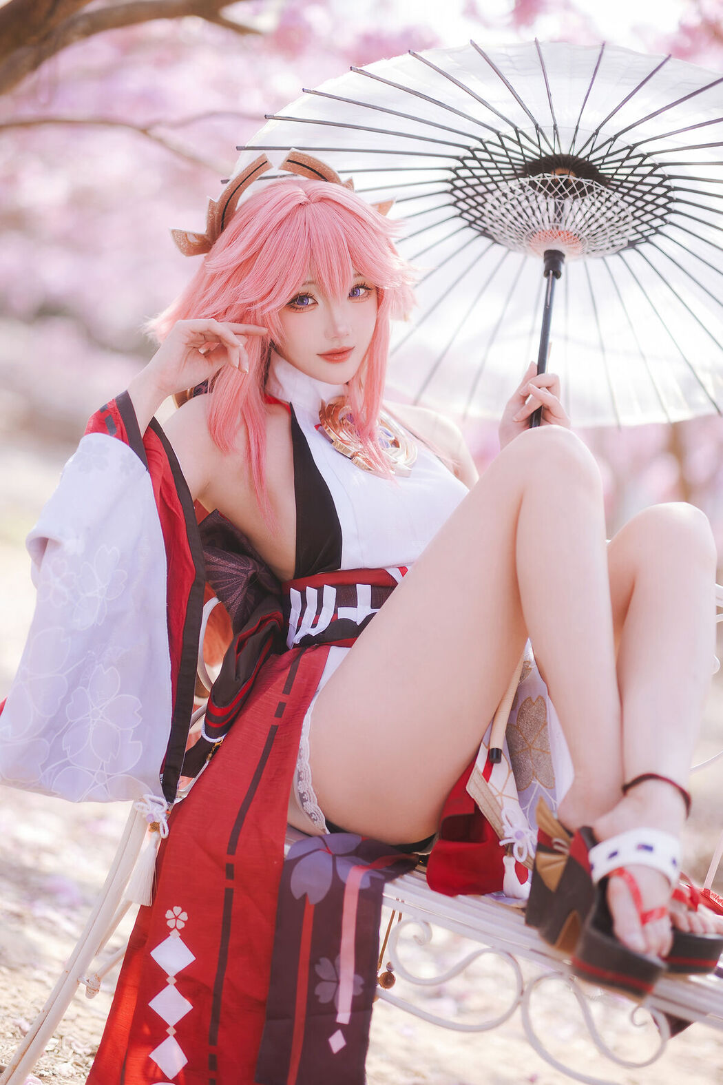 Coser@瓜希酱 – 原神 八重神子 (20P)