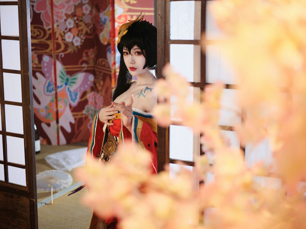 Coser@一米八的大梨子 – 大凤和服 (32P)