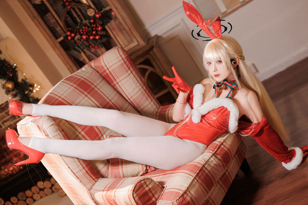 Coser@封疆疆v – 蔚蓝档案 飞鸟马时 圣诞 (40P)