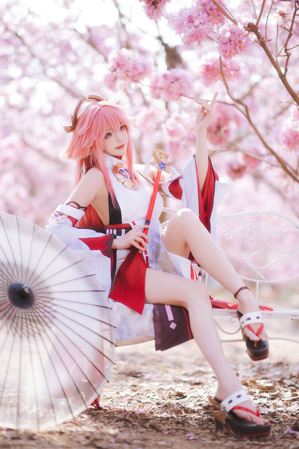 Coser@瓜希酱 – 原神 八重神子 (20P)