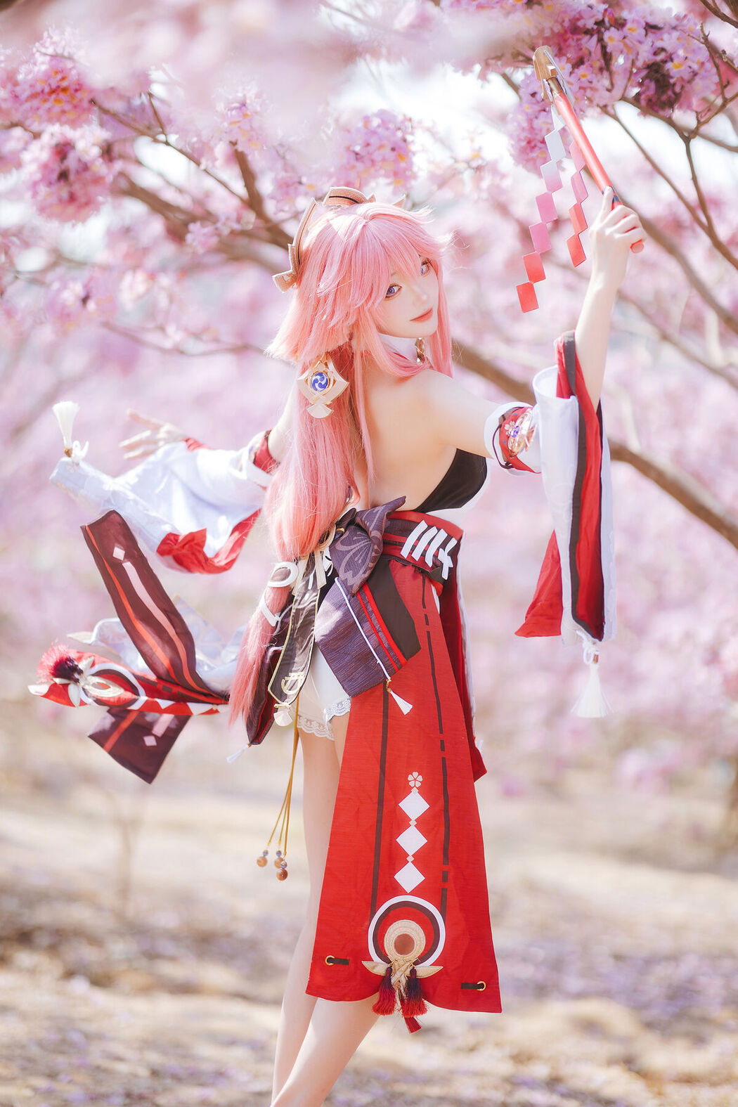 Coser@瓜希酱 &#8211; 原神 八重神子 (20P)