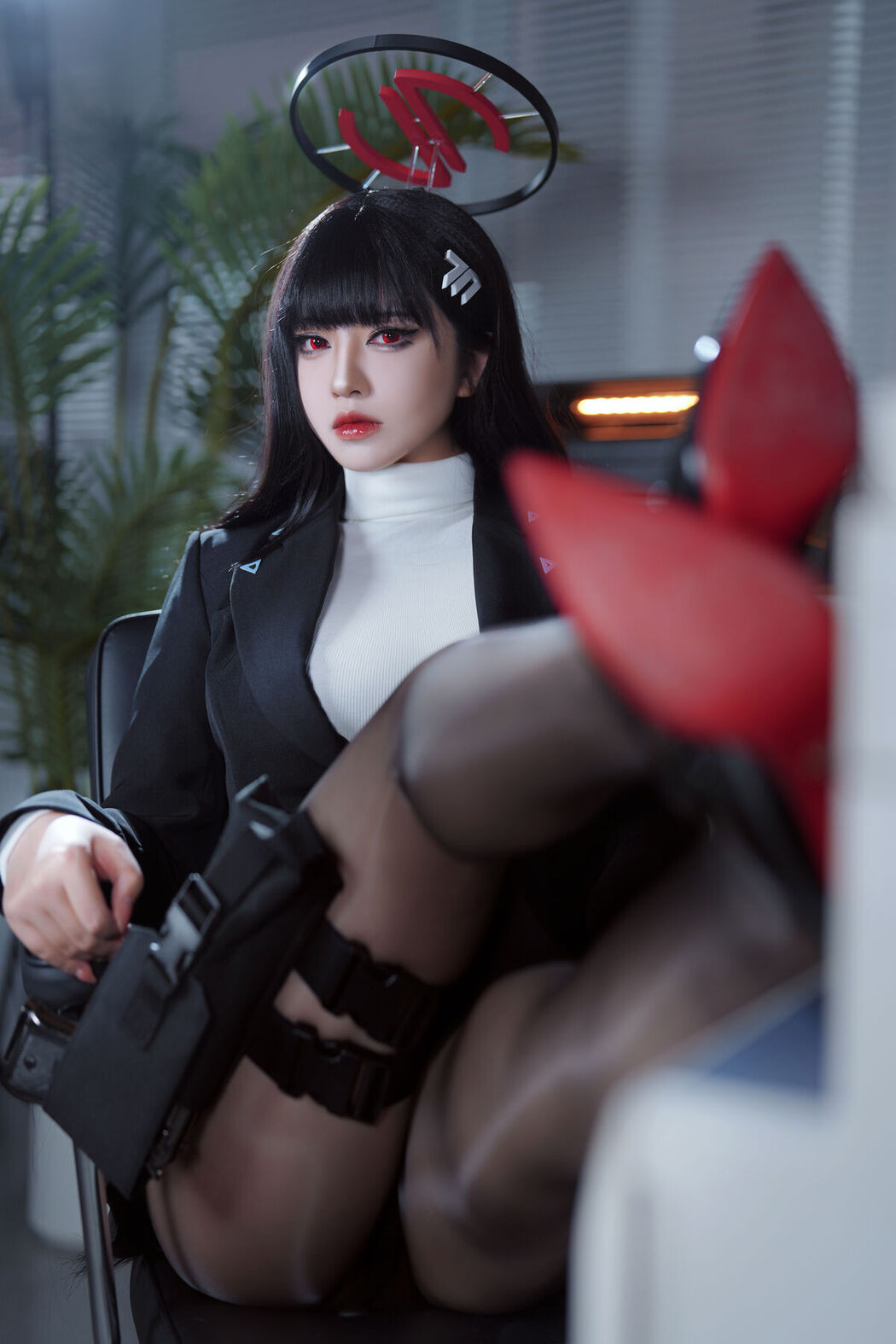 Coser@半半子 – 碧蓝档案 调月莉音 (60P)