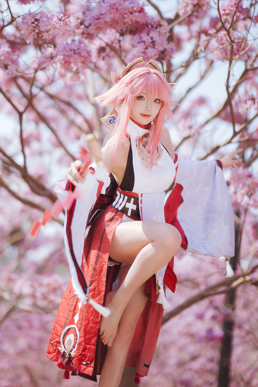 Coser@瓜希酱 &#8211; 原神 八重神子 (20P)