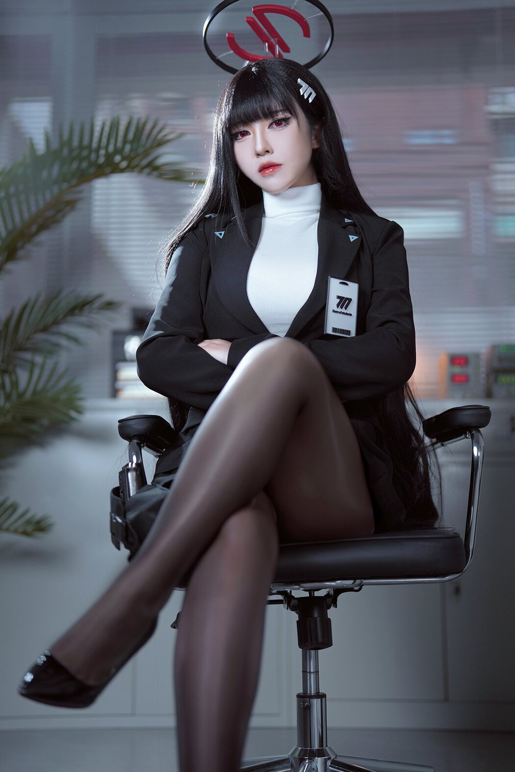 Coser@半半子 – 碧蓝档案 调月莉音 (60P) Cover Photo