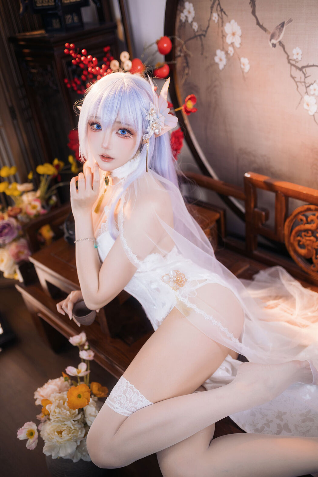 Coser@瓜希酱 – 阿尔比恩旗袍 (20P)
