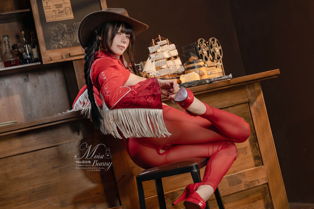 Coser@黏黏团子兔 – 06月作品 西部逆兔女郎Thirsty Part01 (55P – 2V)