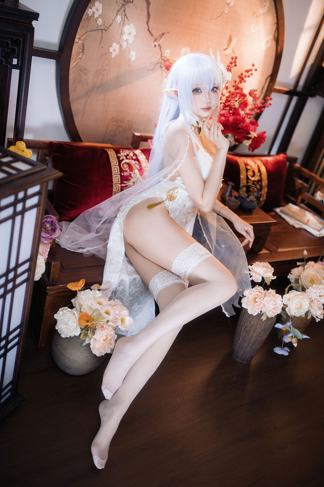 Coser@瓜希酱 – 阿尔比恩旗袍 (20P)