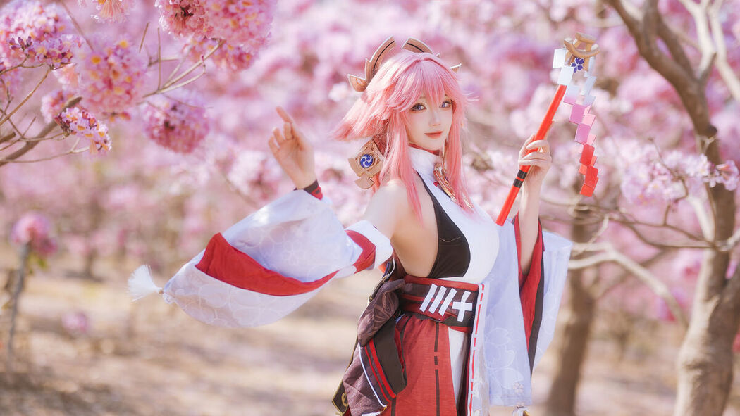 Coser@瓜希酱 – 原神 八重神子 (20P)