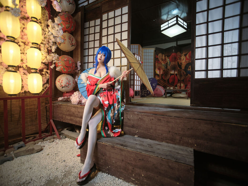 Coser@一米八的大梨子 – 圣姨和服 (19P)