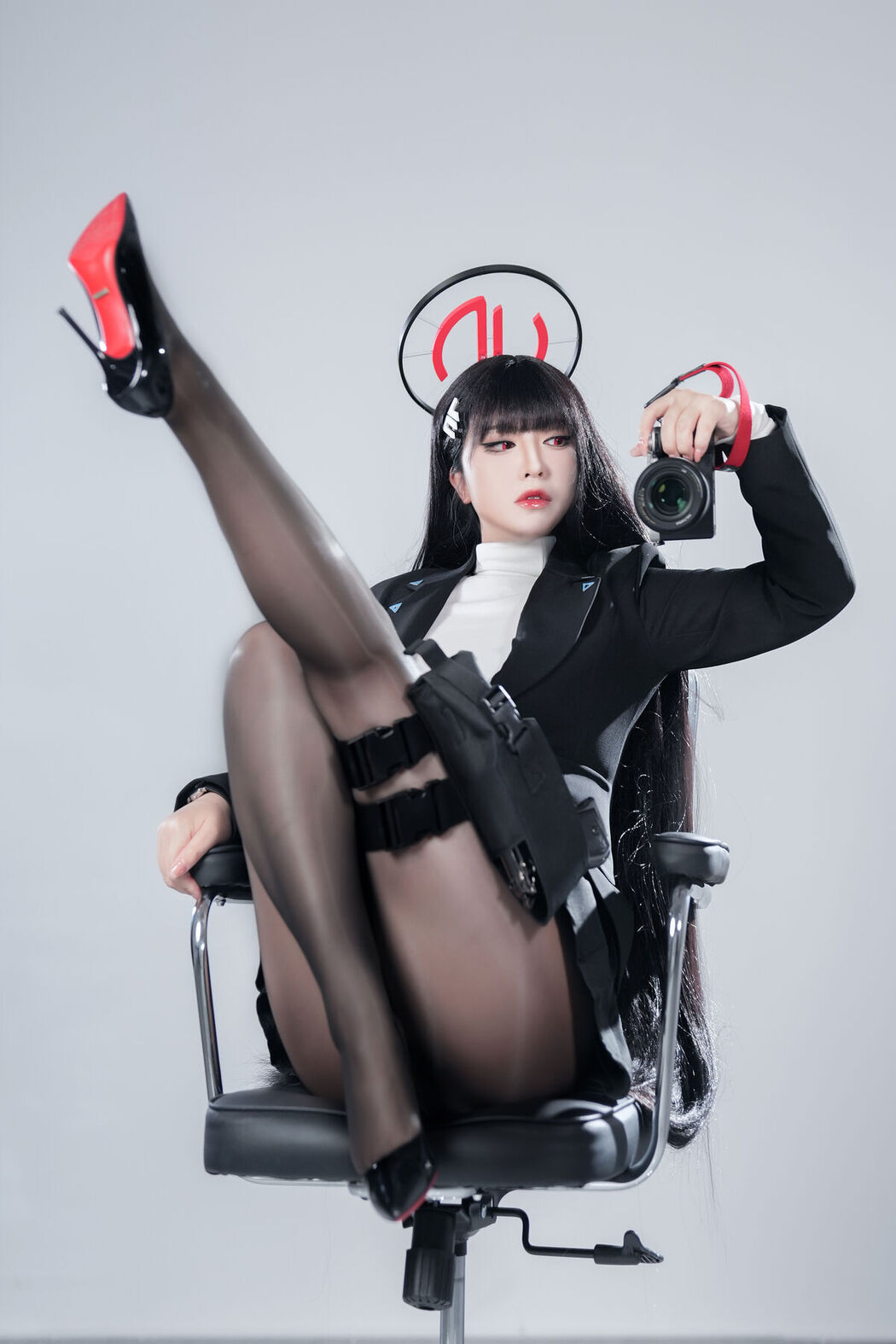 Coser@半半子 – 碧蓝档案 调月莉音 (60P)