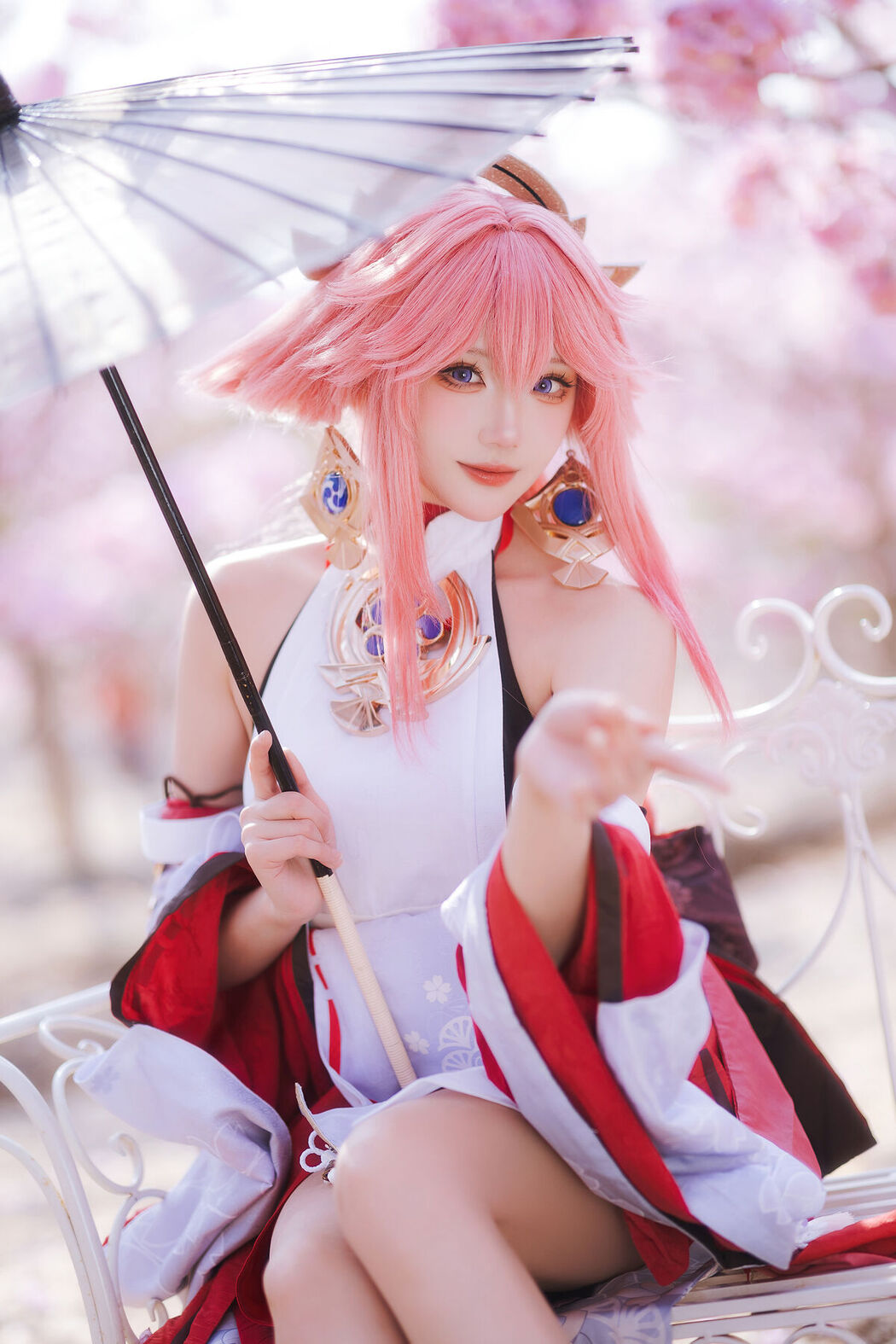 Coser@瓜希酱 – 原神 八重神子 (20P)