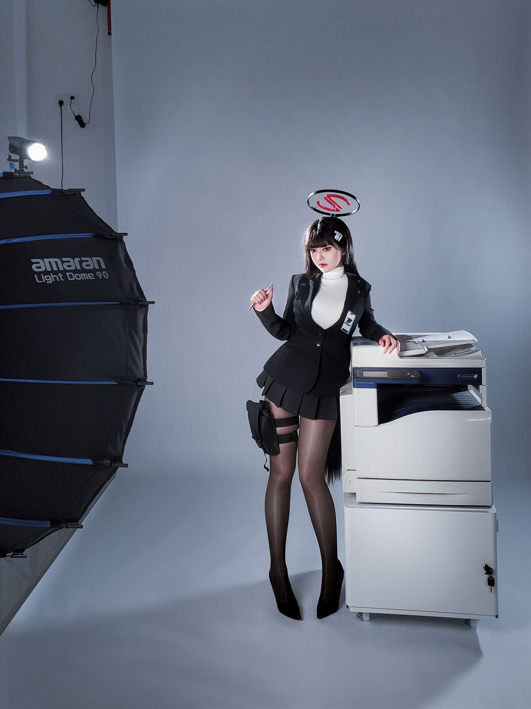 Coser@半半子 – 碧蓝档案 调月莉音 (60P)