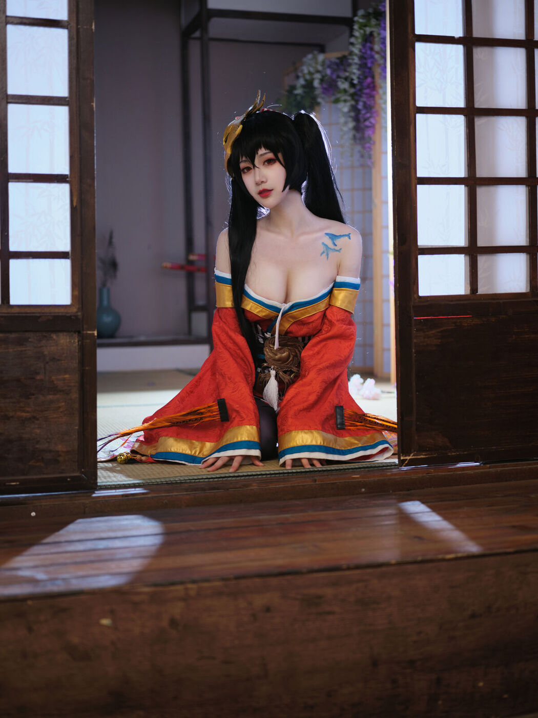 Coser@一米八的大梨子 – 大凤和服 (32P)