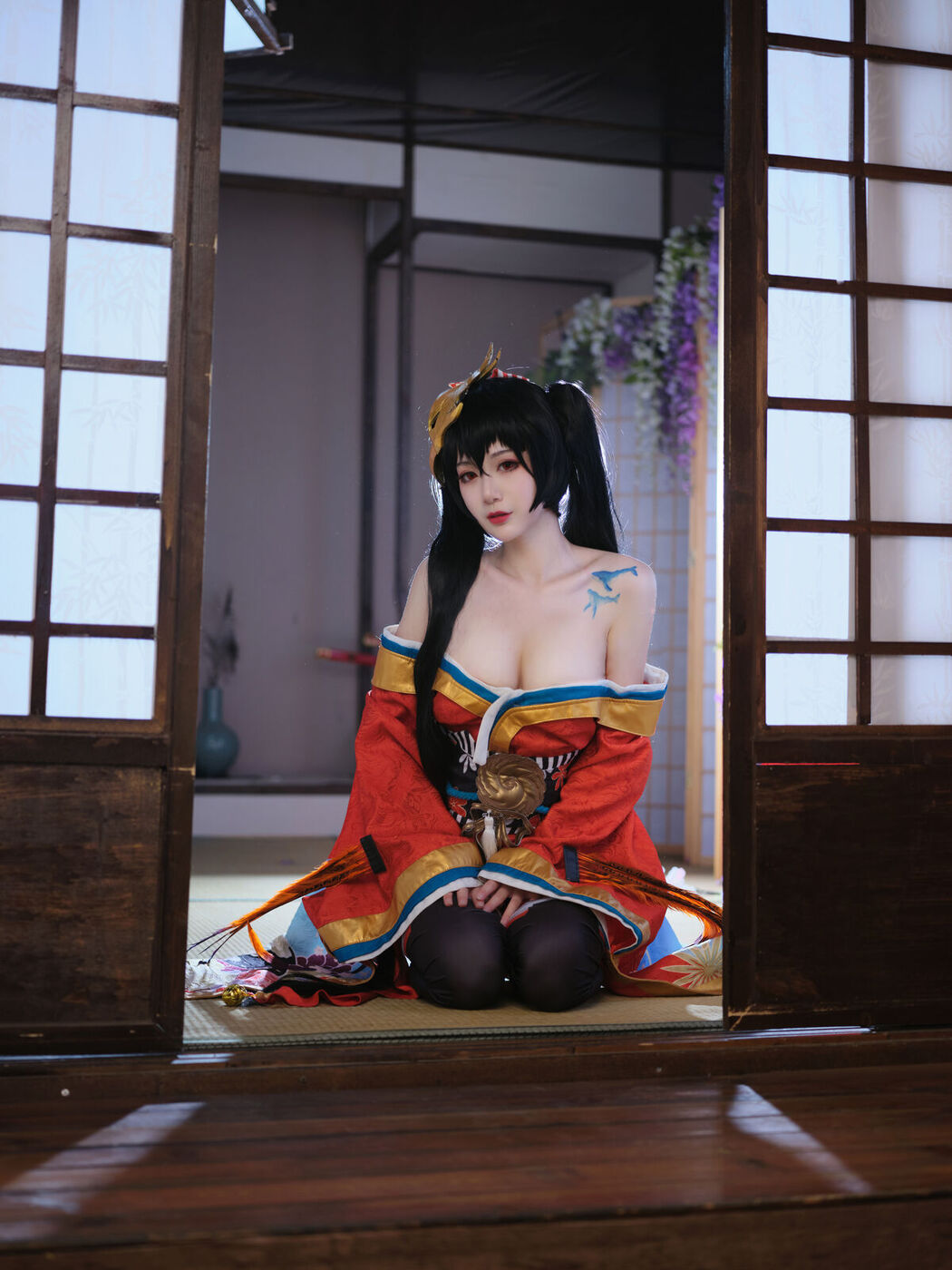 Coser@一米八的大梨子 – 大凤和服 (32P)