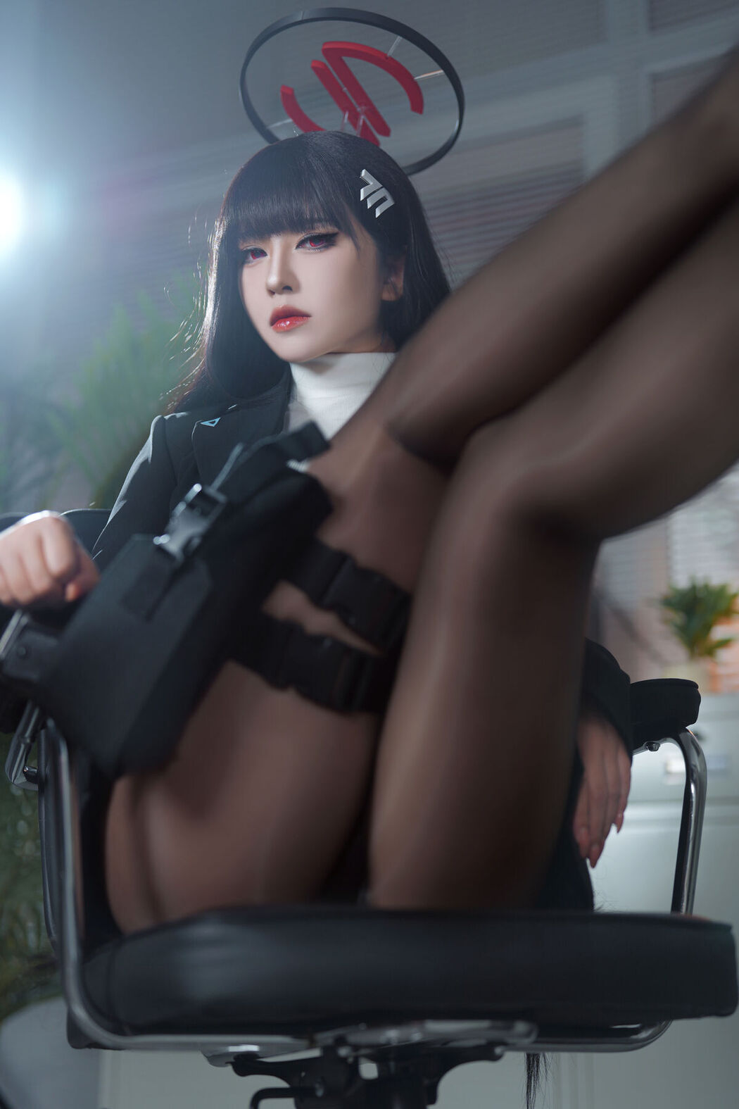 Coser@半半子 – 碧蓝档案 调月莉音 (60P)