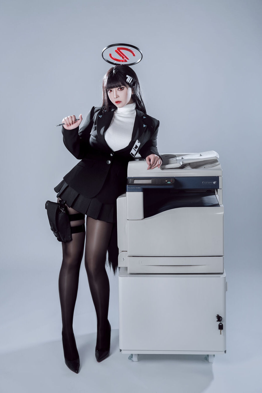 Coser@半半子 – 碧蓝档案 调月莉音 (60P)