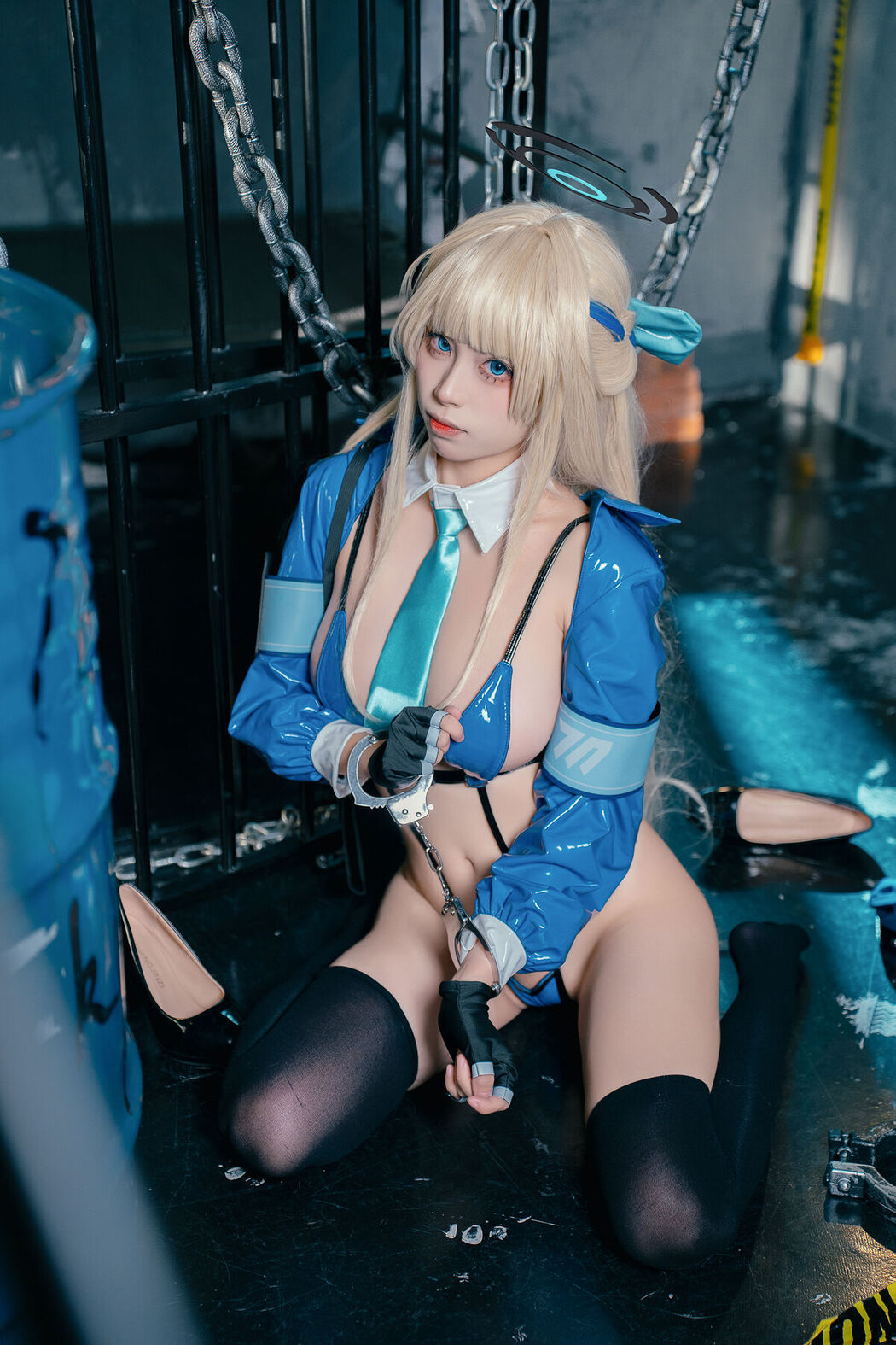 Coser@三無人型 &#8211; 蔚蓝档案 飞鸟马时女警 (41P)