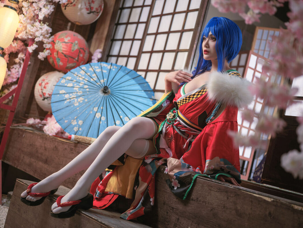 Coser@一米八的大梨子 – 圣姨和服 (19P)