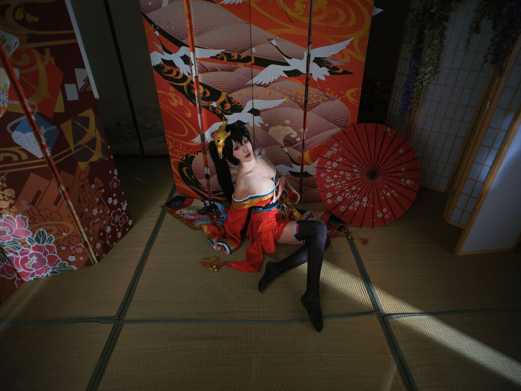 Coser@一米八的大梨子 – 大凤和服 (32P)