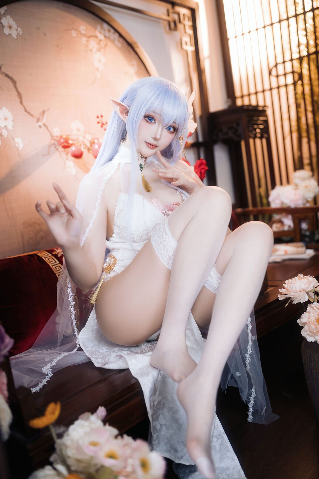 Coser@瓜希酱 – 阿尔比恩旗袍 (20P)