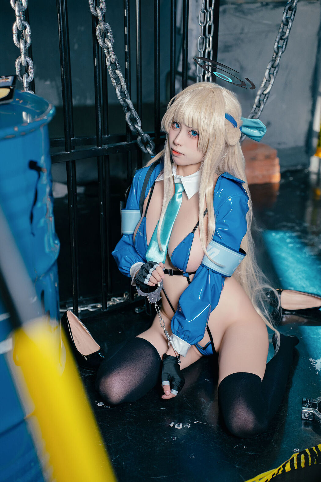 Coser@三無人型 &#8211; 蔚蓝档案 飞鸟马时女警 (41P)