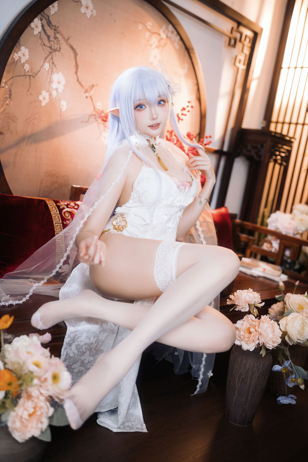 Coser@瓜希酱 – 阿尔比恩旗袍 (20P)