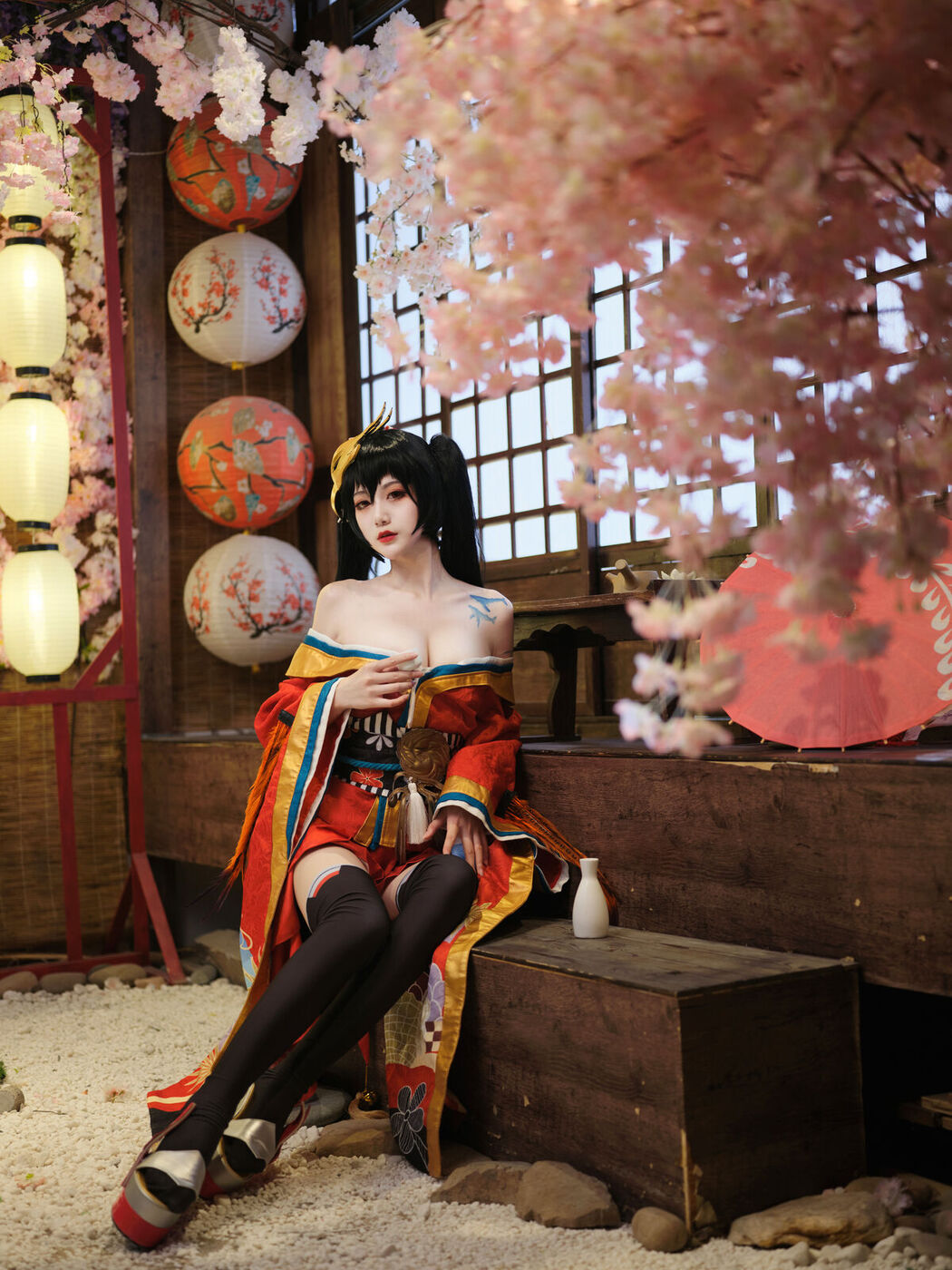 Coser@一米八的大梨子 – 大凤和服 (32P)